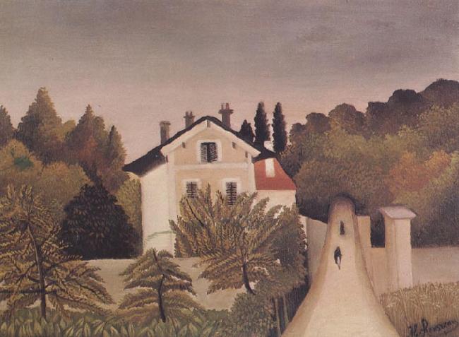 Henri Rousseau Landscape on the Banks of the Oise oil painting image